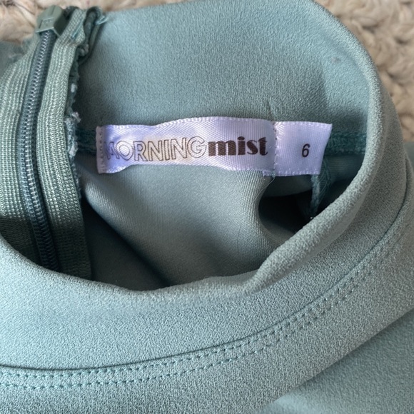 Morning Mist Flair Sleeve Bodysuit - Picture 3 of 8